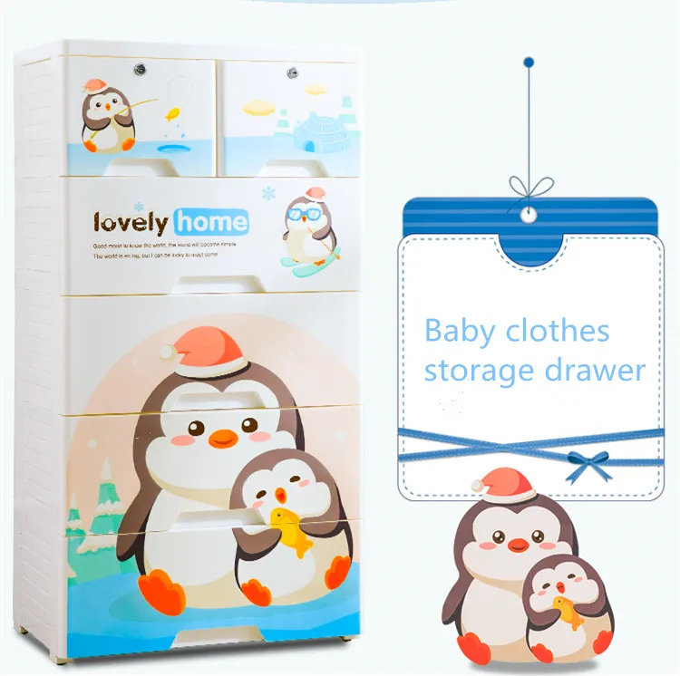 
2018 Good Quality household baby plastic storage cabinet 