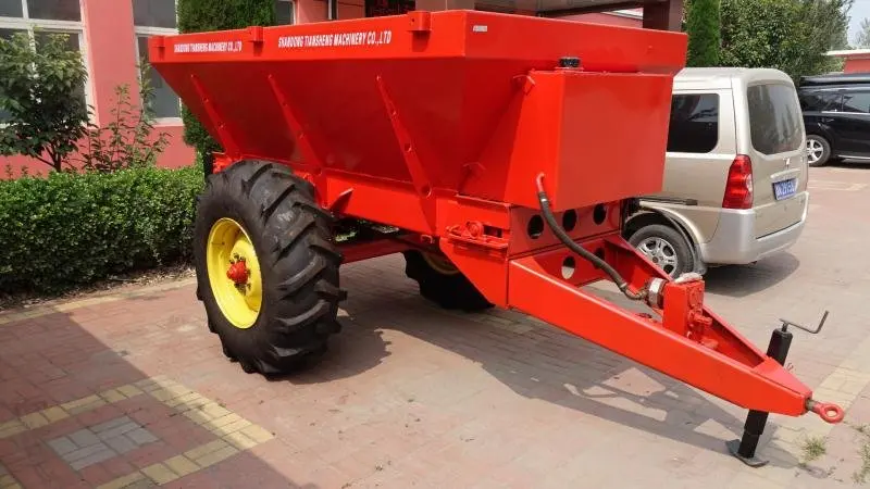 CE approved high quality tractor manure fertilizer spreaders hydraulic organic manure/fertilizer spreader