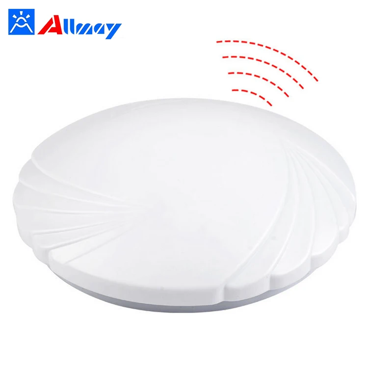 Motion Sensor Surface Mounted LED Ceiling Light with battery back up emergency 3 hours 18W