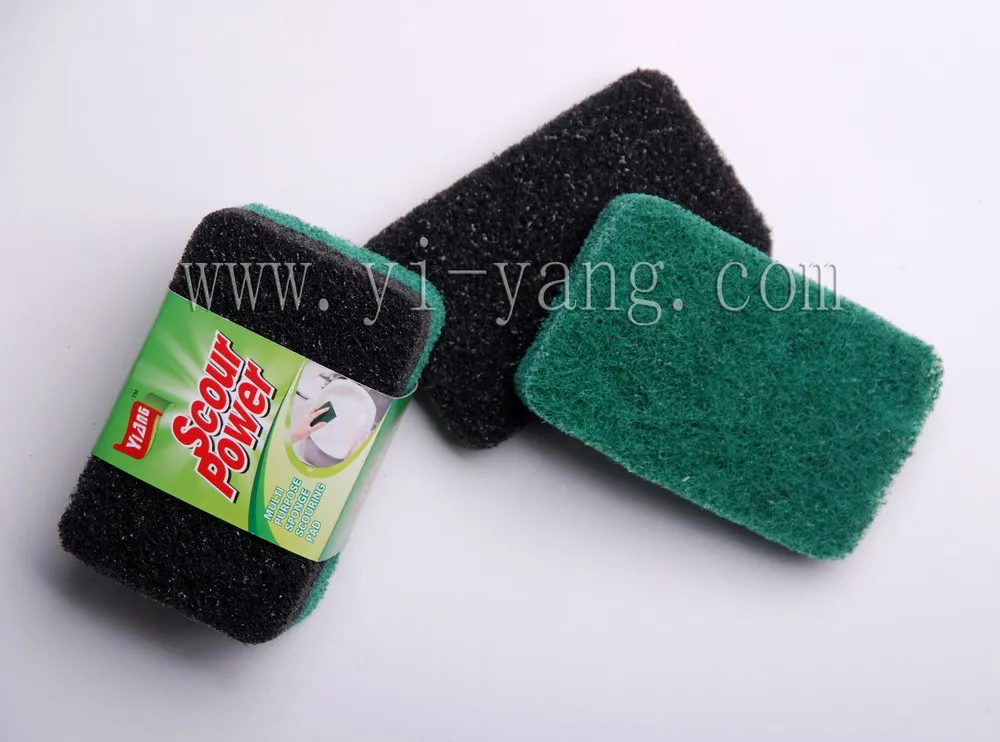 Customized Wholesale Eco Friendly Sponges Kitchen Nylon Scrubber Sponges Scouring Pads