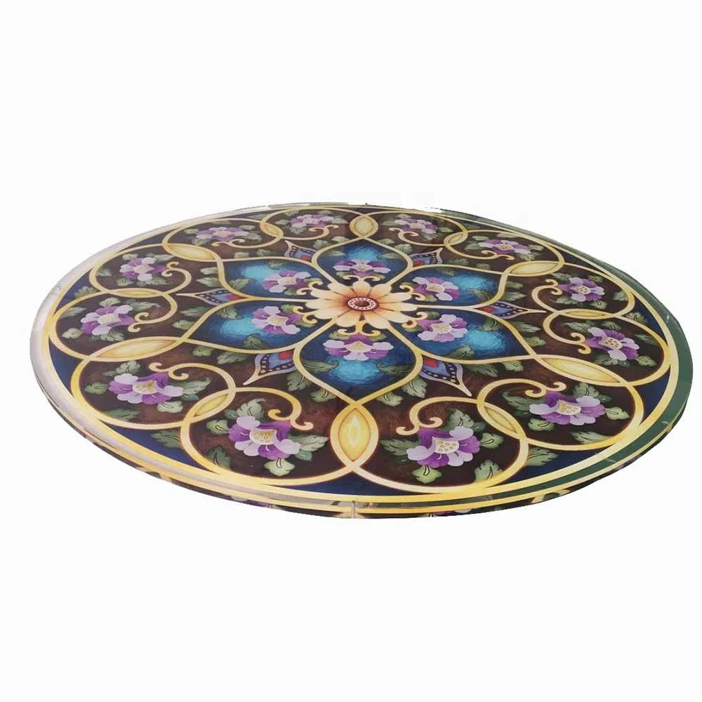 
Factory custom transparent 20mm acrylic plate UV printing PMMA plastic plexiglass desktop board 