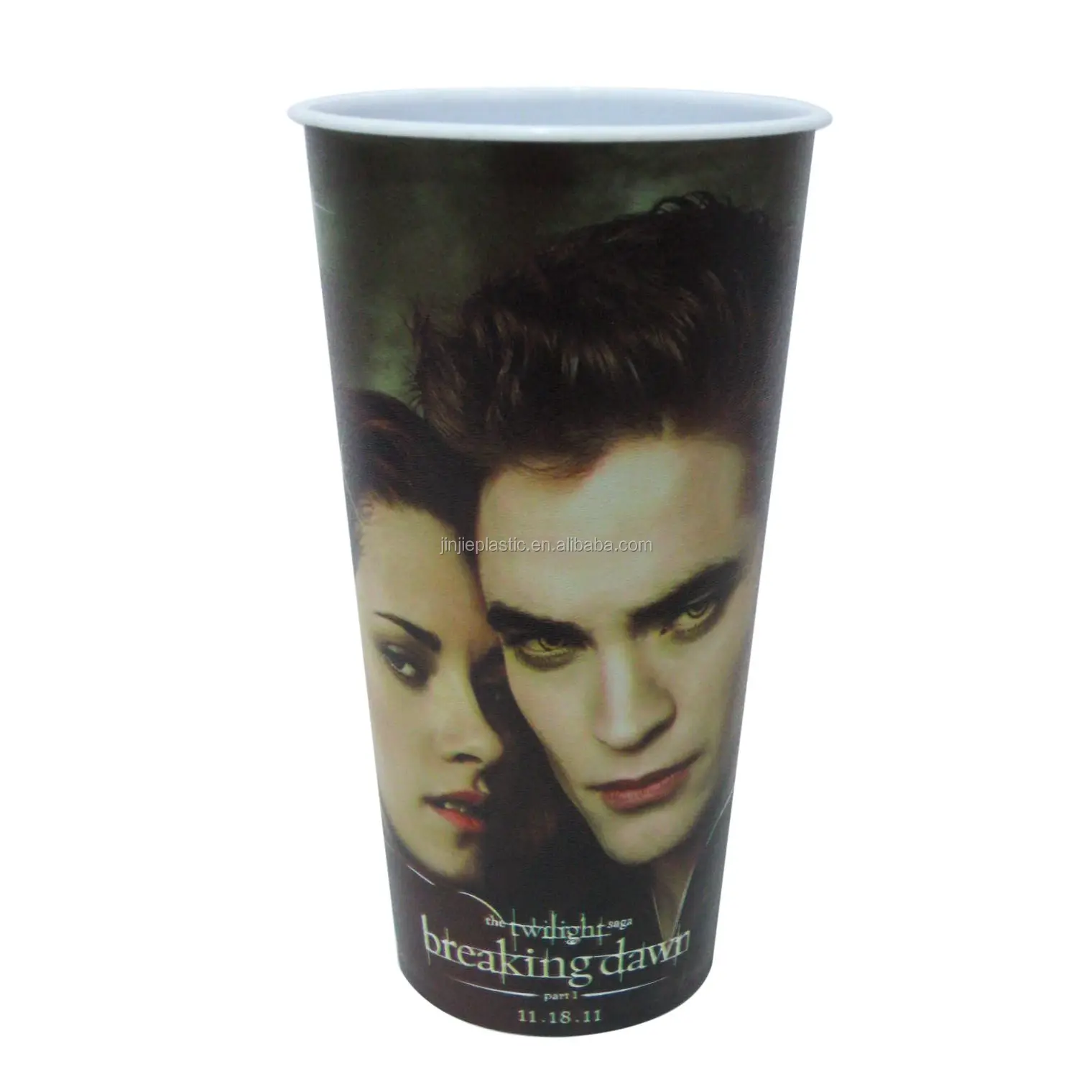 GJ-180, Taizhou,Jinjie,foil embossed plastic straw tumbler