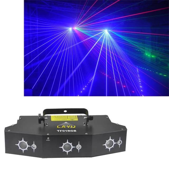 China manufacturer 6 eyes laser disco light rgb dmx stage lighting 760mw outdoor laser light for party