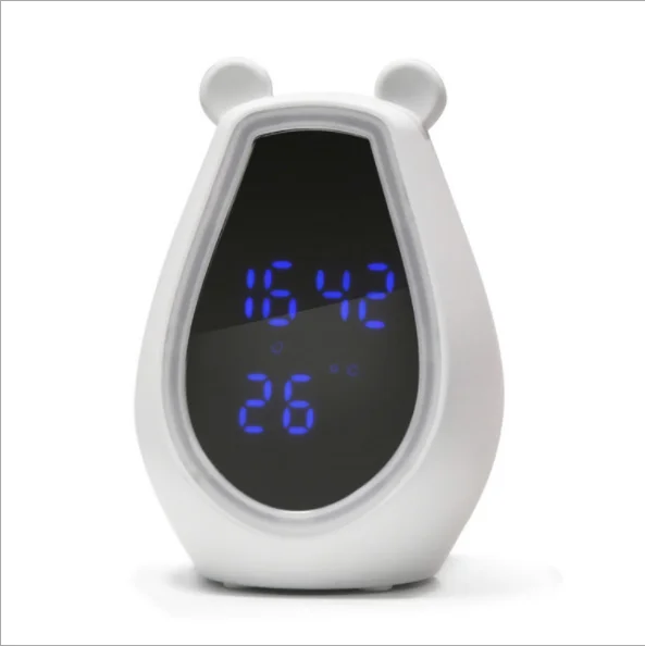 Аккумуляторная многофункциональный ночник Гримерное зеркало светодиодный цифровой будильник