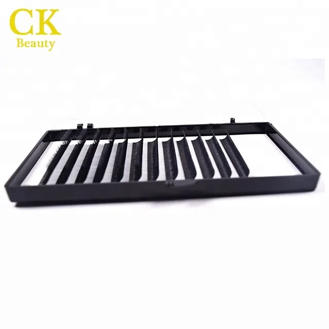 
CK beauty eyelashes 100% handmade soft silk volume eyelashes extension matte black mink eyelashes extension 