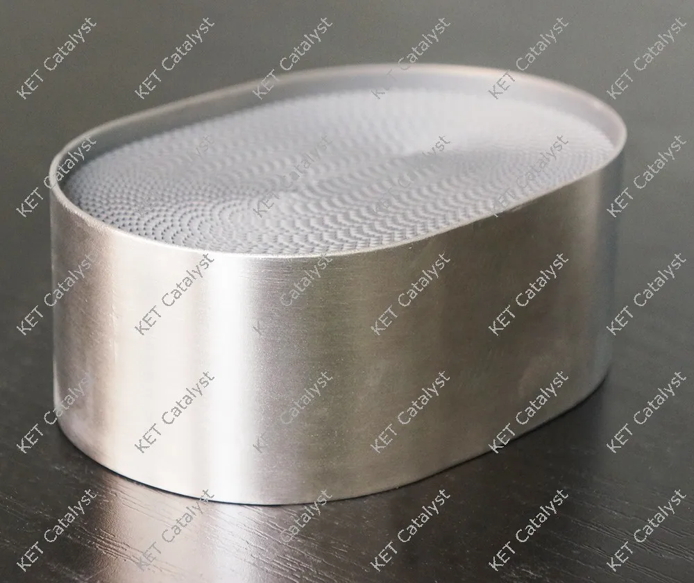 KET Euro 4 exhaust honeycomb catalytic converter metal monolith catalyst for gasoline cars