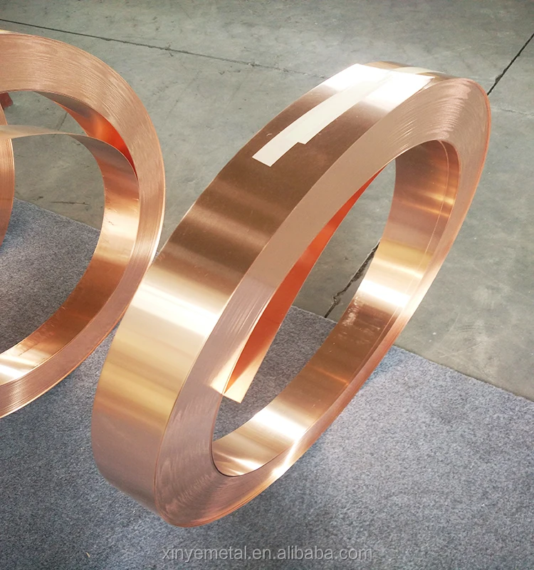 Red Flat and Thin Copper Strip