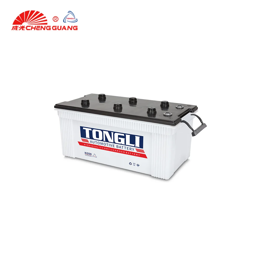Дренажная кислотная свинцовая батарея с аккумулятором для грузовика 12 В 200 ампер из Кении