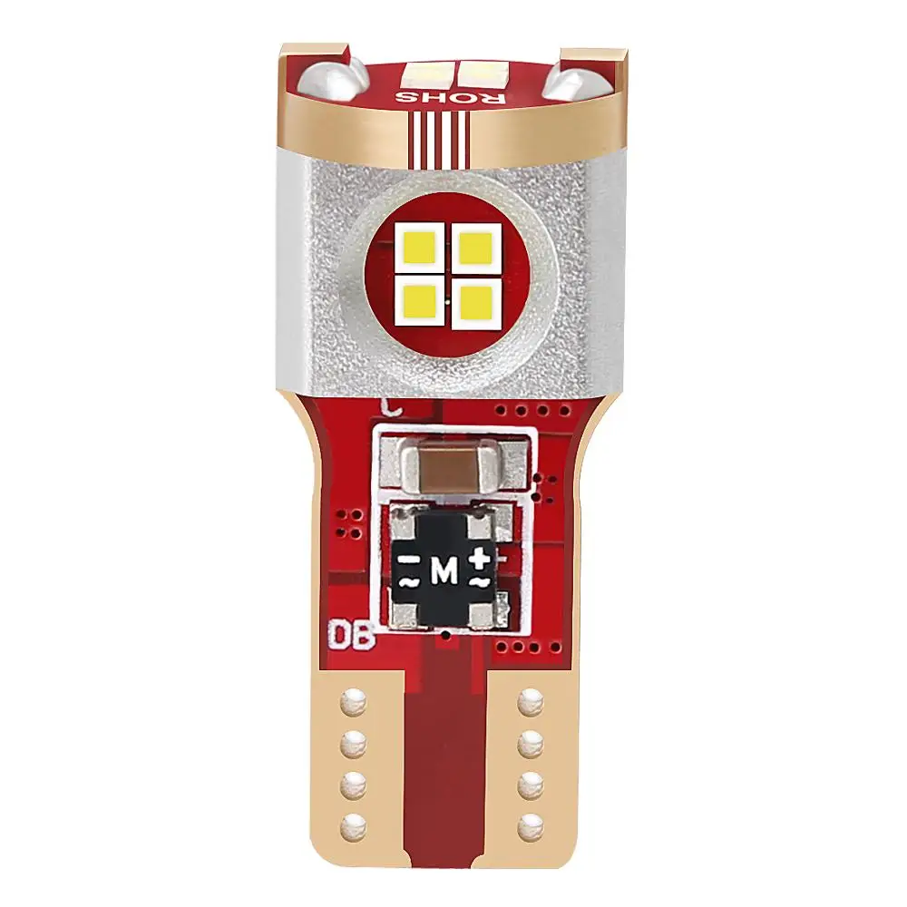 SANYOU Super Brightness Auto LED Bulb T10 1515 12SMD Canbus Indicator Light LED T10 Bulb