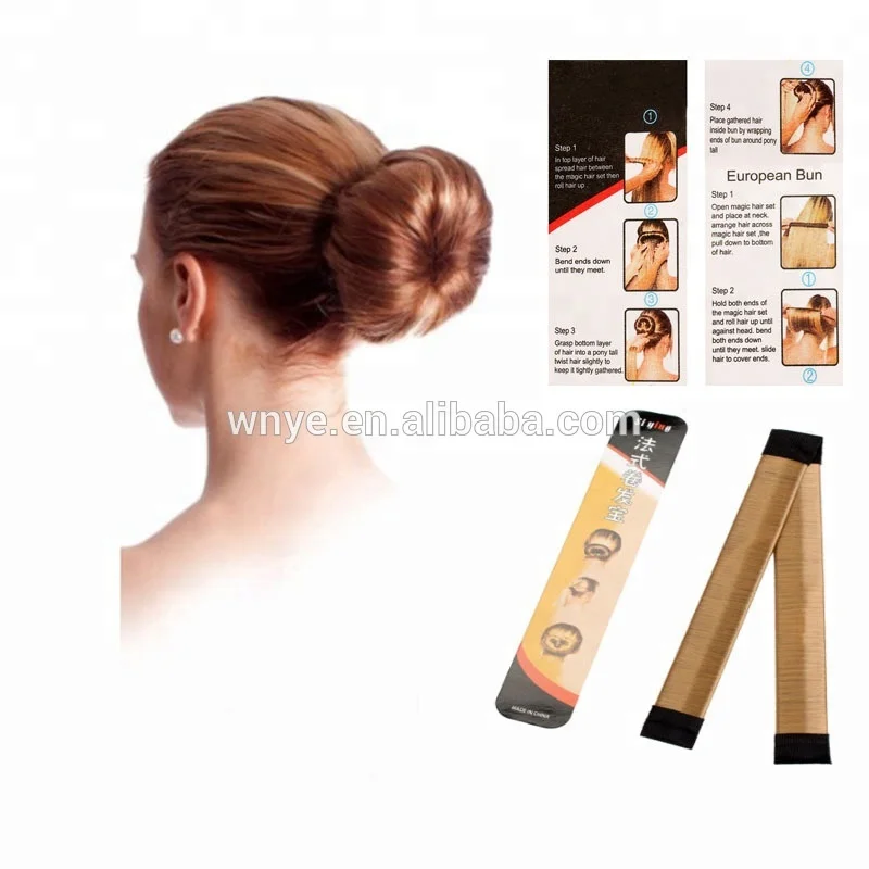 
Factory Custom Salon Women Girls Fashion Braiding hair Twist French Hair Bun Maker for German Supply 