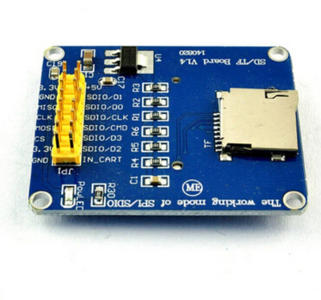 3.3V/5V Micro SD/ TF Dual Card Reader Module SPI/ SDIO Dual Mode Storage Board