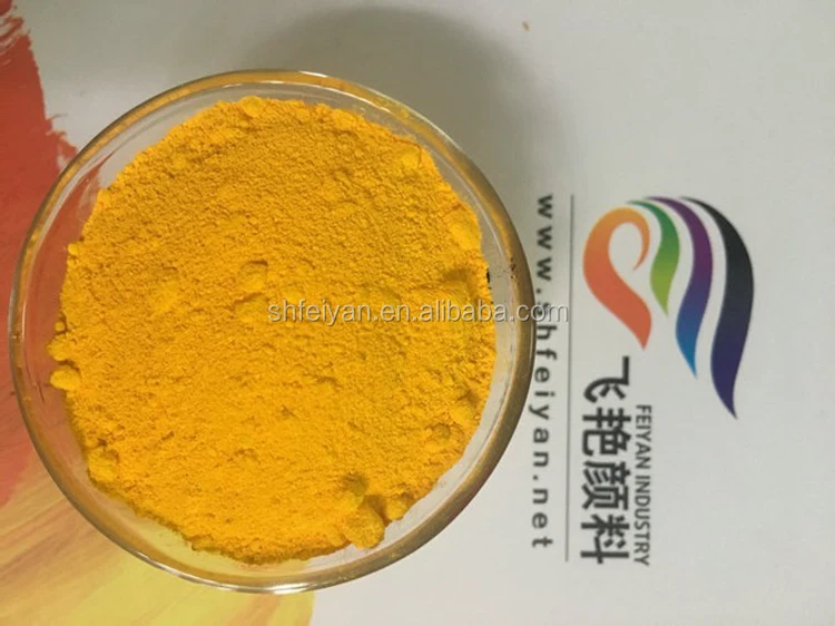 Medium chrome yellow pigment 103 for spray paint and road making