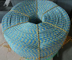 6mm Polypropylene Blue Yellow Hauling Rope Telstra Rope