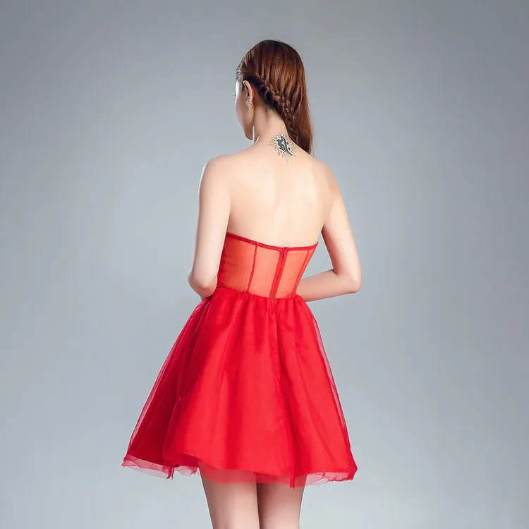 sexy red silk maxi beaded mermaid prom wedding dress