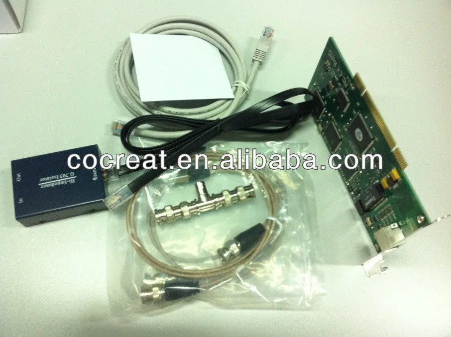 
Digital phone recording ISDN PRI E1 recording PCI card system, 30-Channel recording card 