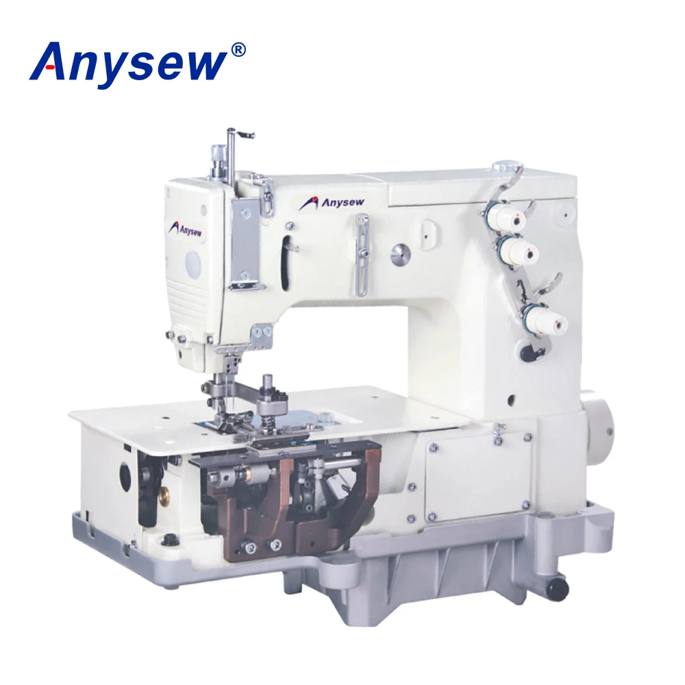 AS2000C  Double needle flat-bed belt loop sewing machine for garment