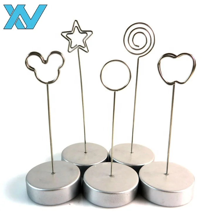 Металлический зажим-держатель для записей из смолы