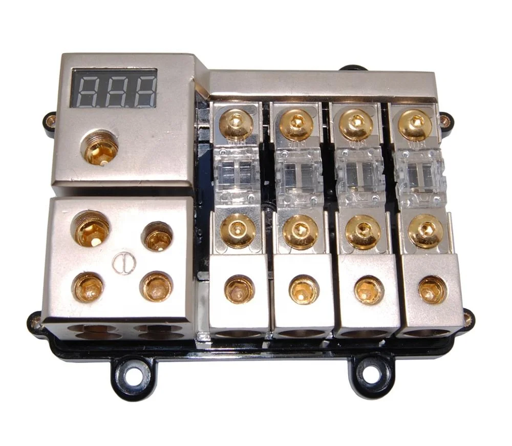 Высококачественный сверхмощный вольтметр Мини ANL распределительный держатель предохранителя