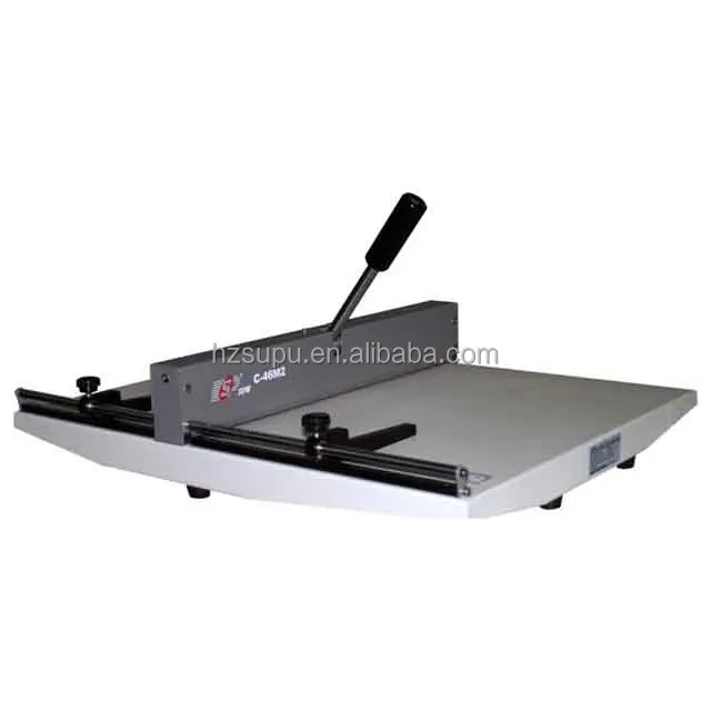 Paper creasing machine for paper and cover