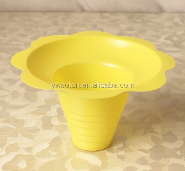 Пластик цветочный поддон/снег конусые аксессуары для скутеров