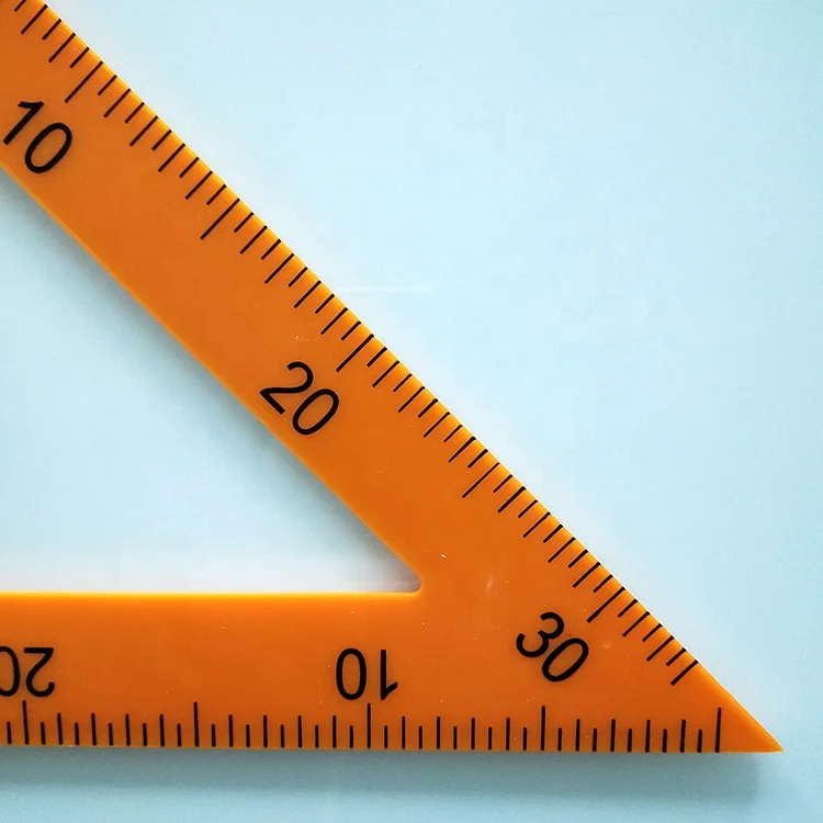 Classroom teaching measuring drawing triangular scale ruler