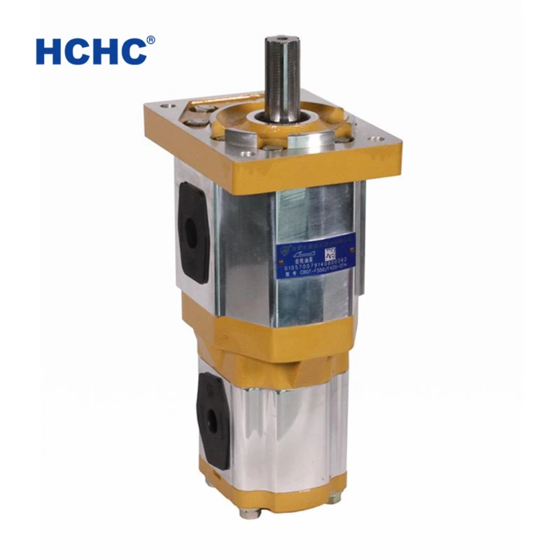 63mL hydraulic double gear pump CBQT with high pressure