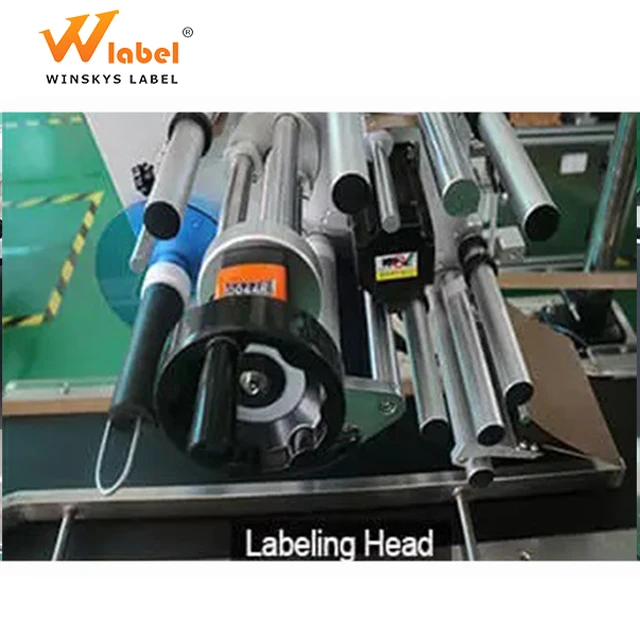 200pcs/min automatic plane surface clothing hang tag CD box label attaching machine