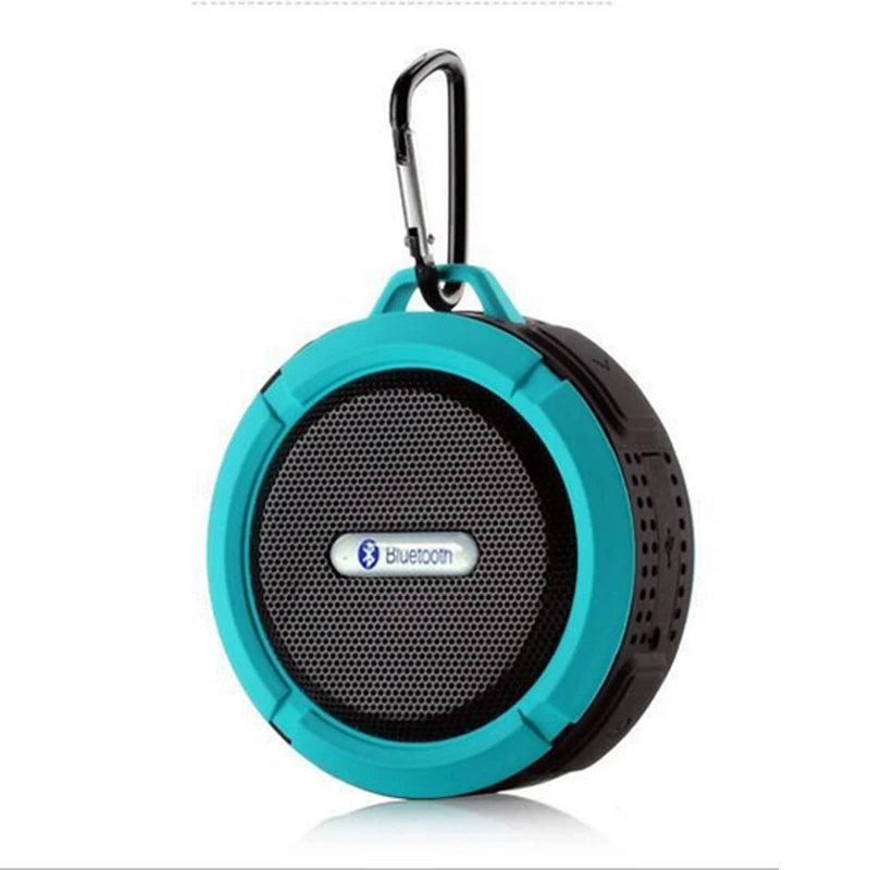 New Product 2018 Portable Wireless stereo 4.0 Waterproof Outdoor & Shower bluetooth Speaker with 5W Speaker Suction C6