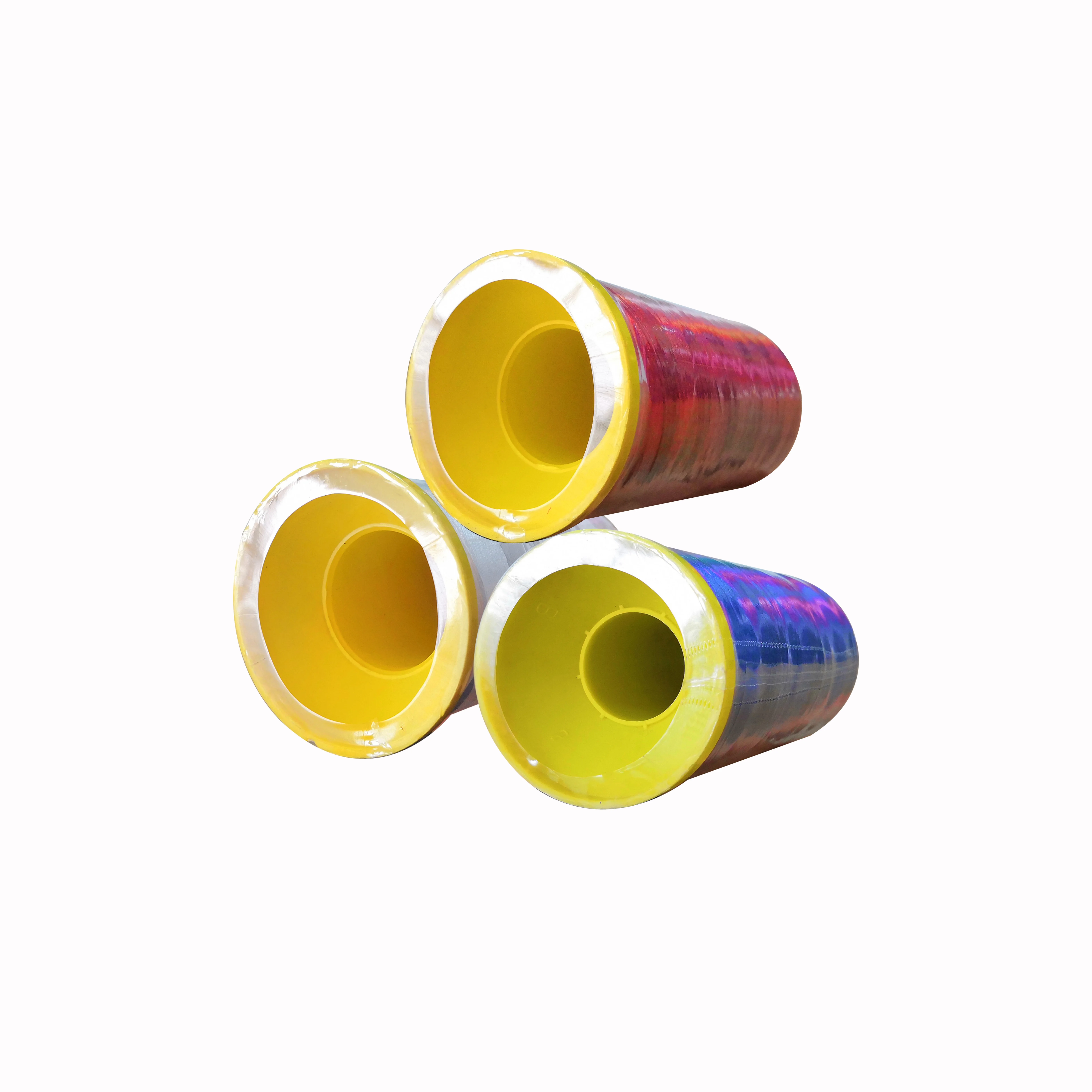 automatic plastic film shrink sleeve applicator labeling  machine for yarn coil packing