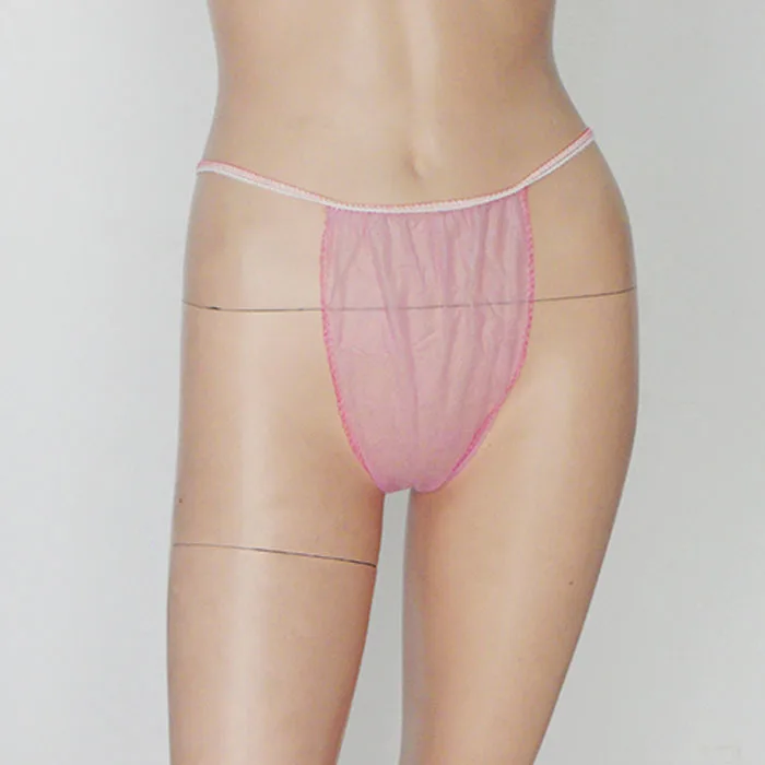 Disposable Nonwoven Panties Waterproof Underwear Lady T-back Underwear