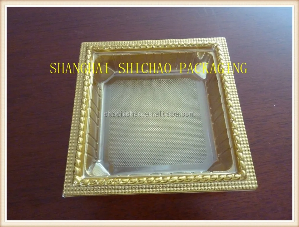 small plastic cake tray with clear lid shanghai supplier