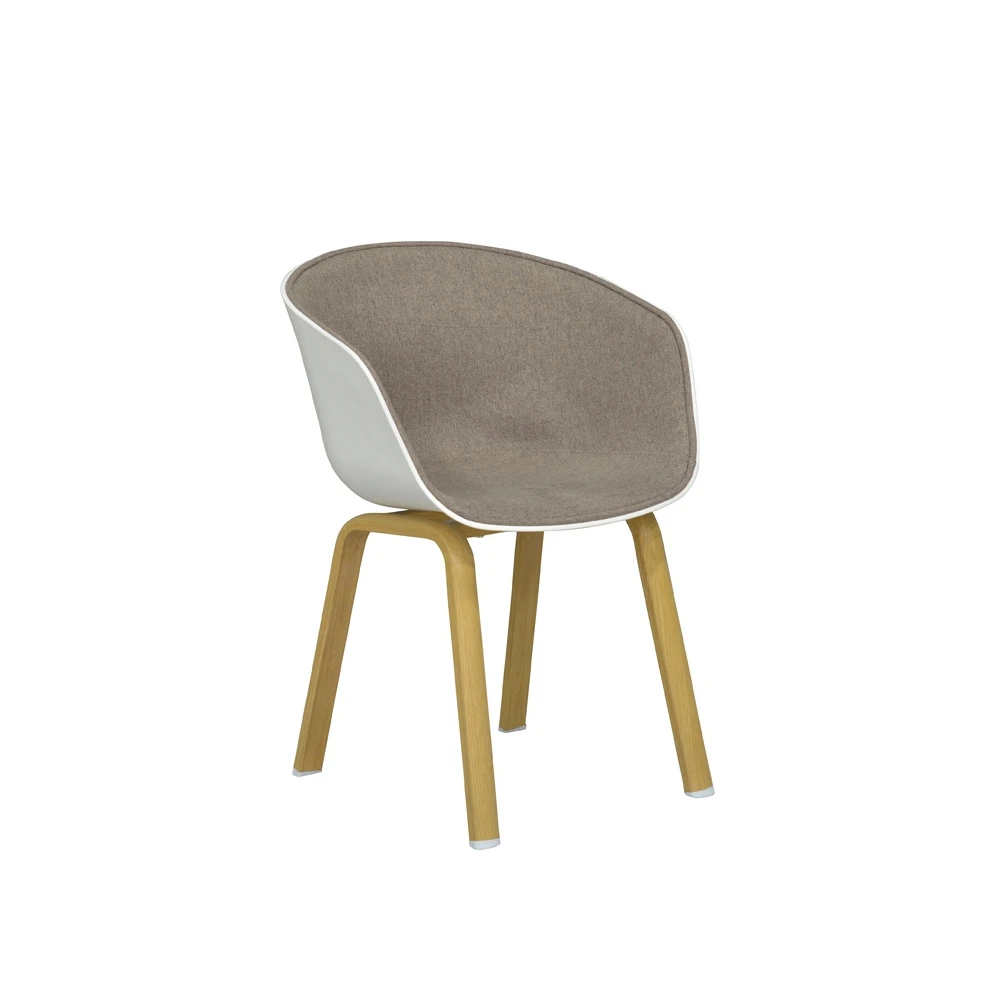 High Quality Plastic Armchair Polypropylene Shell Metal Legs Dining Chairs
