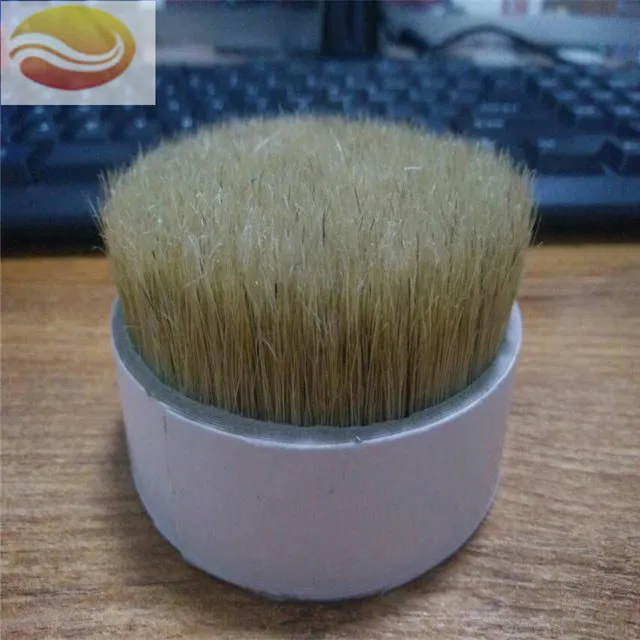 
Made In China Pig Hair Boar Bristles,Double Two Times 44mm Boiled Bristles 90% tops,White Bristle/Black Bristle/Grey Bristle 