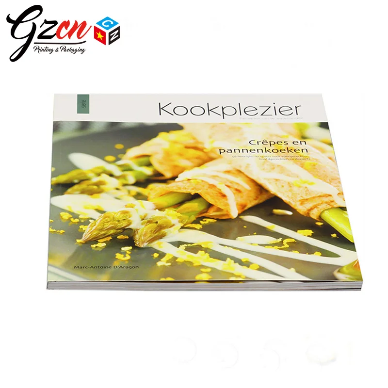 
Customized cheap nice quality photos printing food hardcover cooking book 