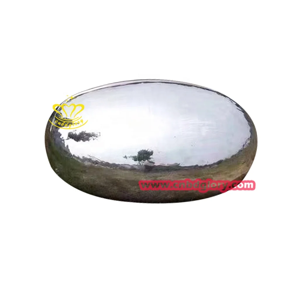 Outdoor Garden Street Landscape decoration Design metal art sculpture Mirror Polished Stainless Steel sphere sculpture