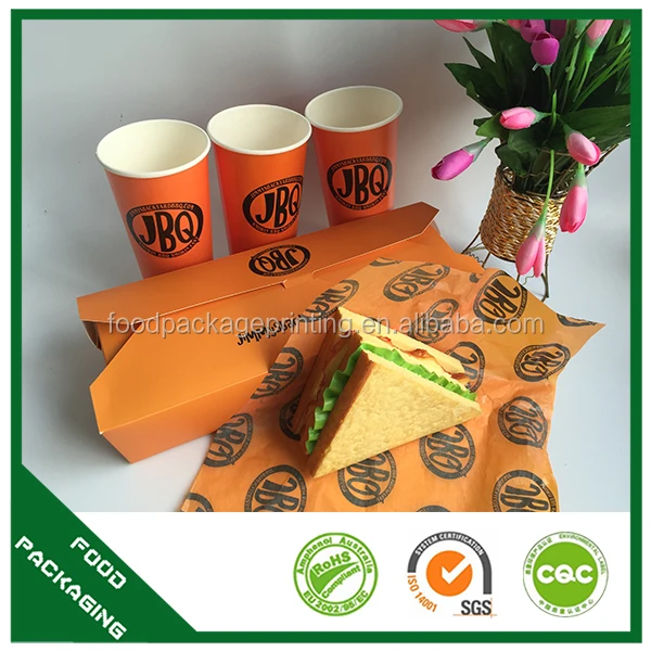 Коробки Донер бумажных коробок для шашлыка на особой крафт-бумага художественной печати 15-20 дней RXBXFF-249 вторичной переработки 10000 шт
