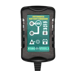 6V/12V 1500mA Automatic Car Motorcycle lead acid battery charger battery maintainer float charger compact size