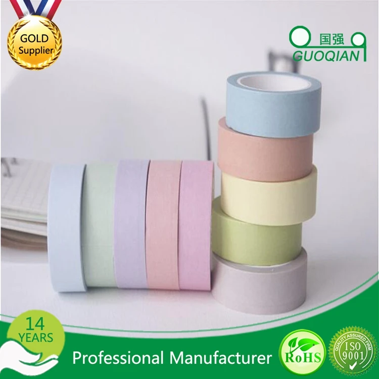 Rainbow colorful DIY Handmade Custom Printing Wrapping Washi Paper Tape