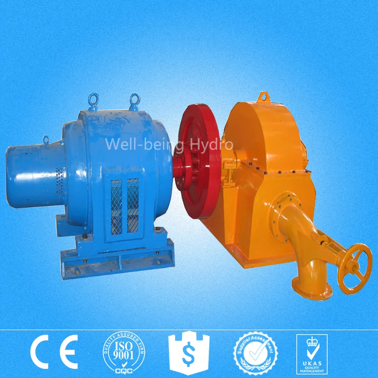 stainless steel 10KW micro hydro electric pelton wheel