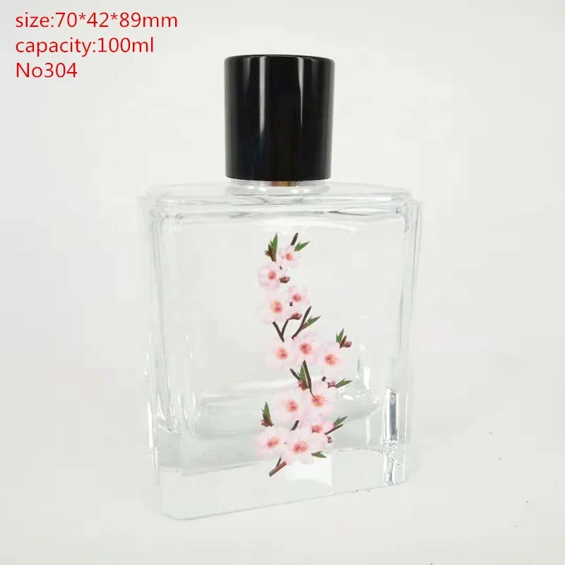 Men shape 100ml glass empty bulk perfume bottles for sale