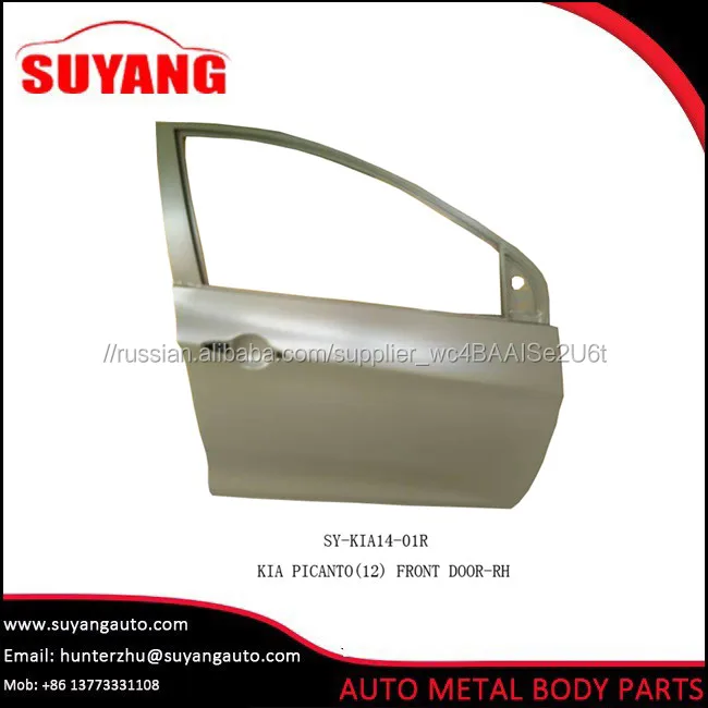 Автомобильная передняя дверь правая Киа Пиканто 2012 авто кузовные детали