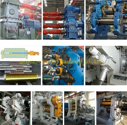 
Complete production line 4 roll rubber calender machine 