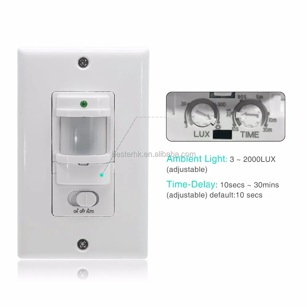 Motion Sensor Switch for Wall, Occupancy Vacancy Sensor BS033C