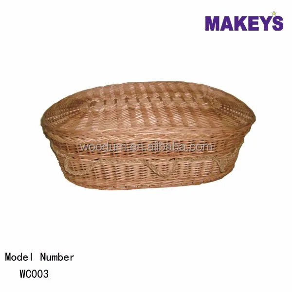 Экологичные похорон гроб и Willow плетеная гроб