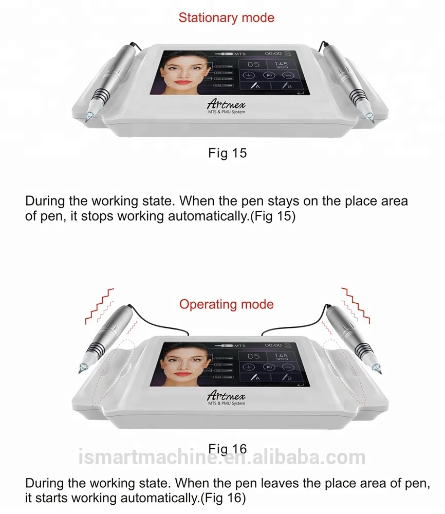 
Newest best electric microneedle derma pen for PMU MTS 