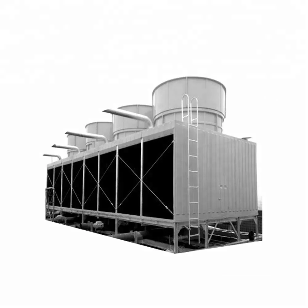 Big Cooling Capacity Cross Flow GRP Square  Water Cooling Tower for Power Plant Industry