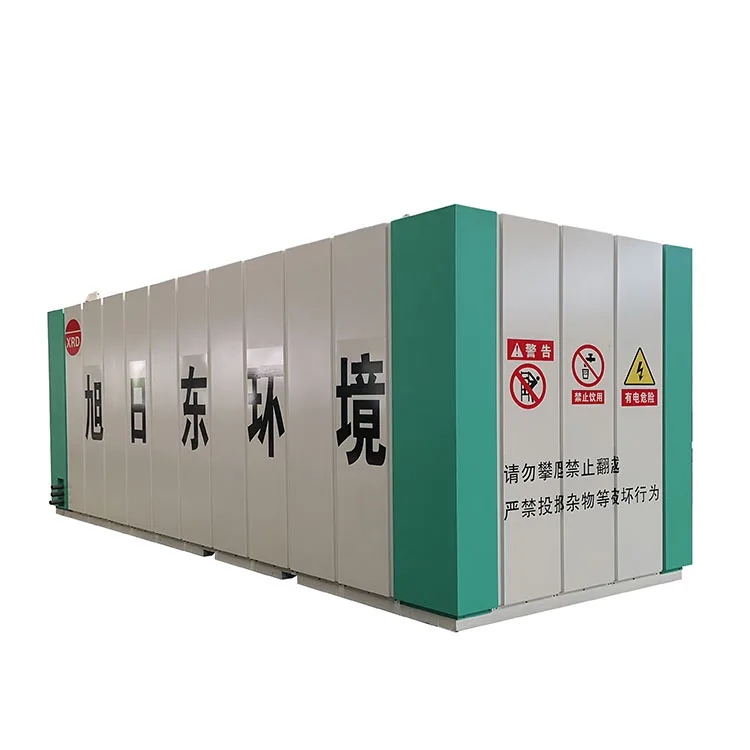 Portable Skid-Mounted Containerized Package Domestic Mbr Membrance  Rural wastewater Treatment Plant