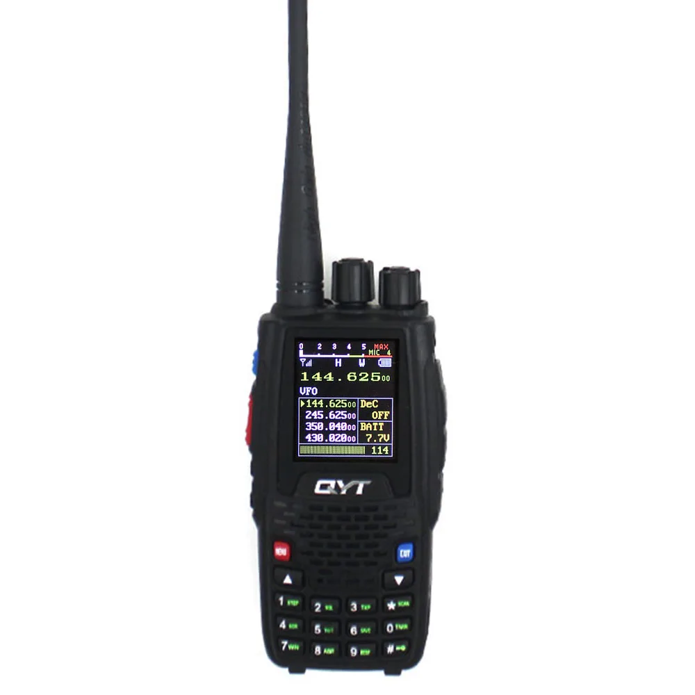 Quad Band portable 2  way radio KT-8R 4 band  KT 8R UV ham radio  KT8R color display 5W ham radio  transceiver
