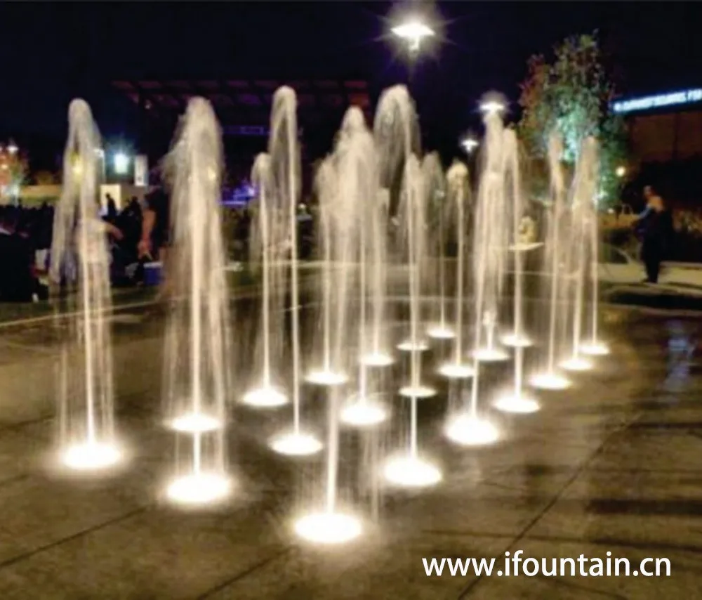 water fountain pump with 24V DC DMX 512 brushless motor