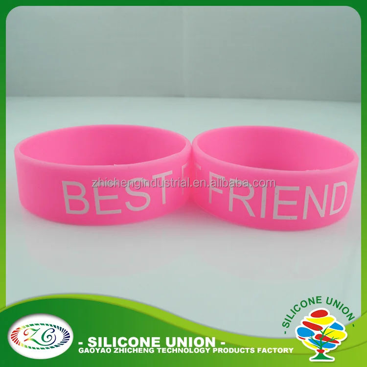 1 inch wide pink  wristband/1 inch wide armband /1 inch wide silicone wristband
